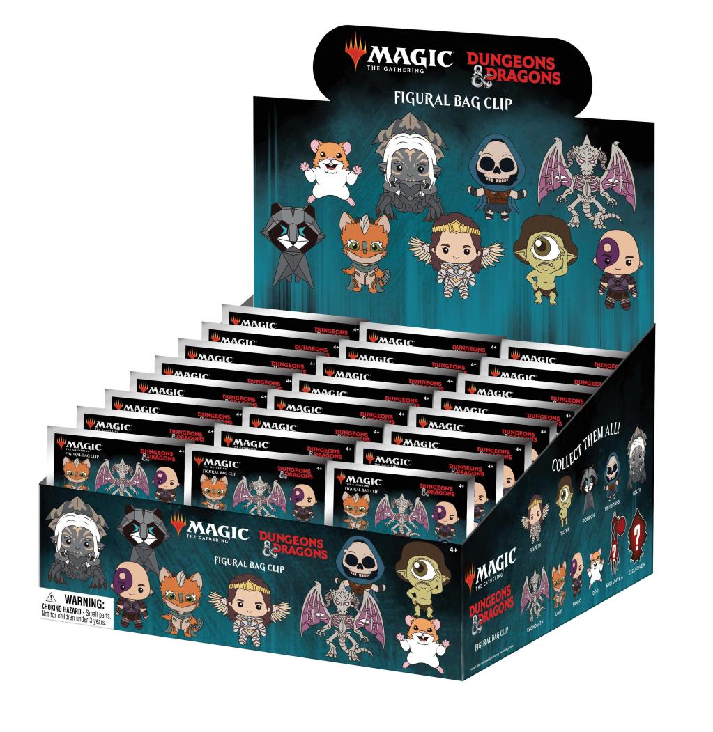 Précommande : WIZARDS OF THE COAST - Series 1 - 3D Foam Bag Clip (Display 24 Pcs)