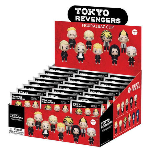 Précommande : TOKYO REVENGERS - Series 2 - 3D Foam Bag Clip (Display 24 Pcs)