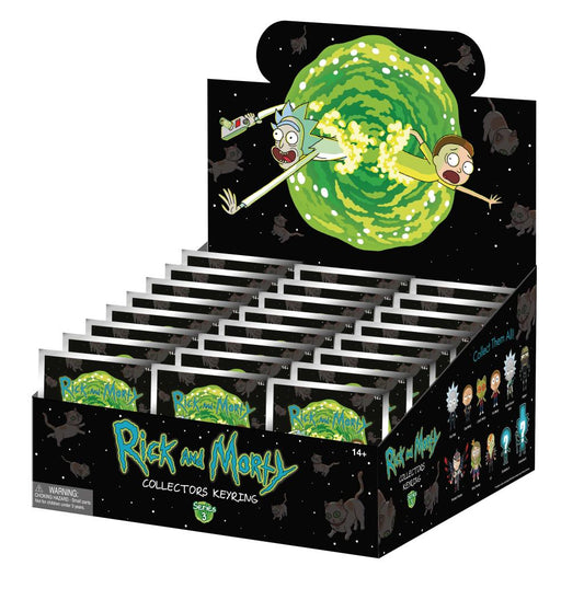 Précommande : RICK & MORTY - Series 3 - 3D Foam Bag Clip (Display 24 Pcs)