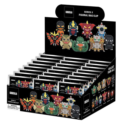 Précommande : GODZILLA - Series 2 - 3D Foam Bag Clip (Display 24 Pcs)