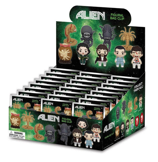 Précommande : ALIENS (1979) - Series 1 - 3D Foam Bag Clip (Display 24 Pcs)