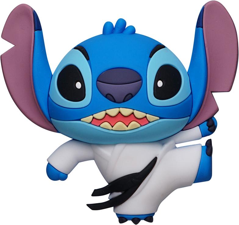 Précommande : LILO & STITCH - Stitch taekwondo - Aimant à collectionner en mousse 3D