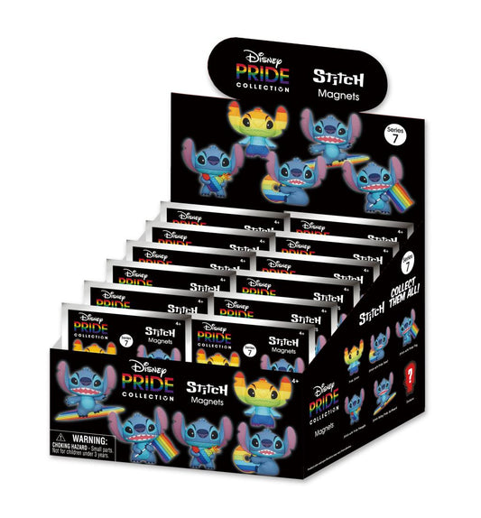 Précommande : STITCH - Serie 7 - 3D Foam Magnets in blind bags (Display 12 Pcs)