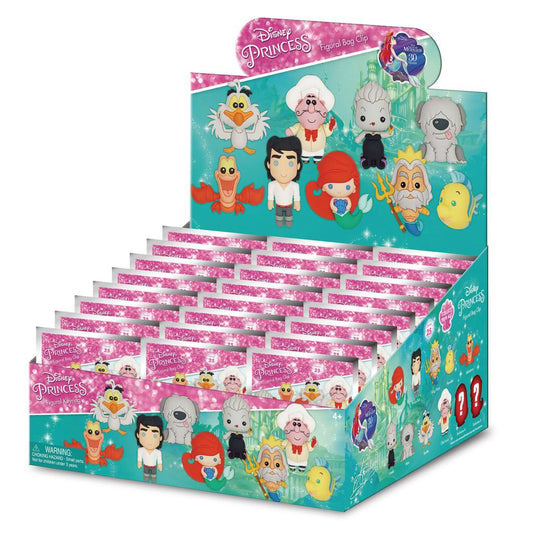 Précommande : LA PETITE SIRENE - Series 1 - 3D Foam Bag Clip (Display 24 Pcs)