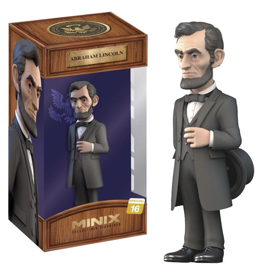 Précommande : CELEBRITY - Abraham Lincoln - Figurine Minix 12cm