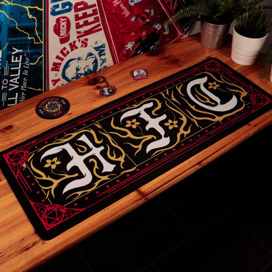 Précommande : STRANGER THINGS - Hellfire Club - Tapis de Bureau XL + 1 Sous-Verre