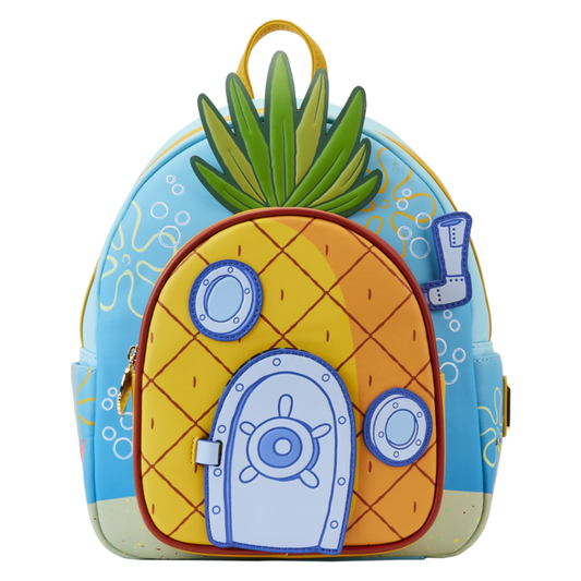 Précommande : BOB L'EPONGE - Maison Ananas - Mini Sac à dos LoungeFly
