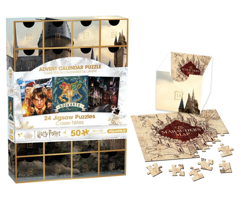 Précommande : HARRY POTTER - 24 Puzzle 50P - Calendrier de l'Avent