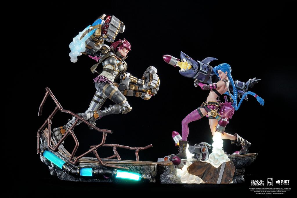 Précommande : LEAGUE OF LEGENDS - Jinx & Vi - Pack 2 Statuettes 1/6