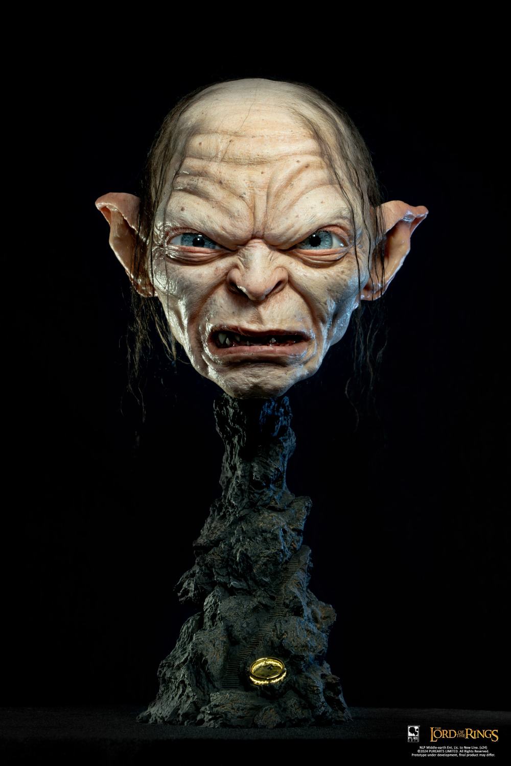 Précommande : LE SEIGNEUR DES ANNEAUX - Gollum - Masque Scale Art 1/1 47cm