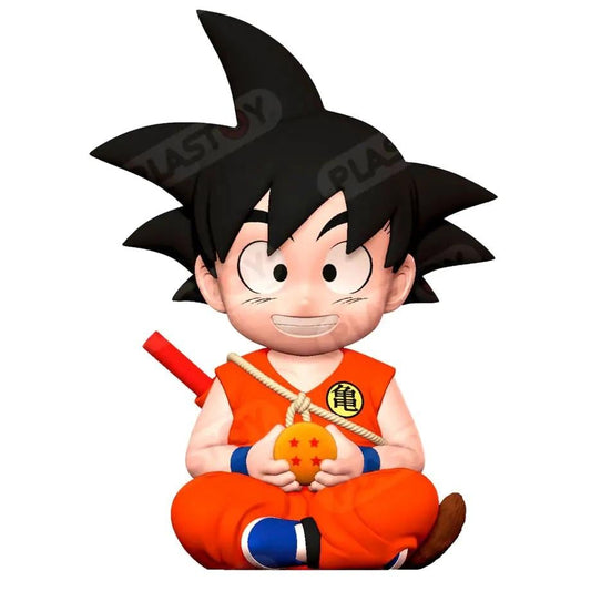 Précommande : DRAGON BALL - Goku enfant "Version orange" - Tirelire PVC 17cm