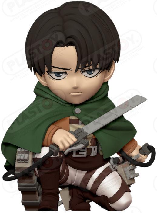 Précommande : L'ATTAQUE DES TITANS - Levi Ackerman - Tirelire PVC 15cm