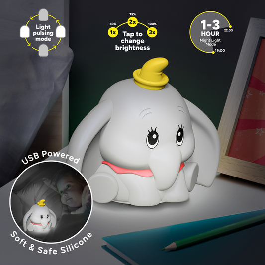Précommande : DUMBO - Lampe en Silicone Rechargeable 15cm