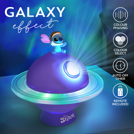 Précommande : STITCH - Lampe Projection Galaxie Rechargeable 10cm