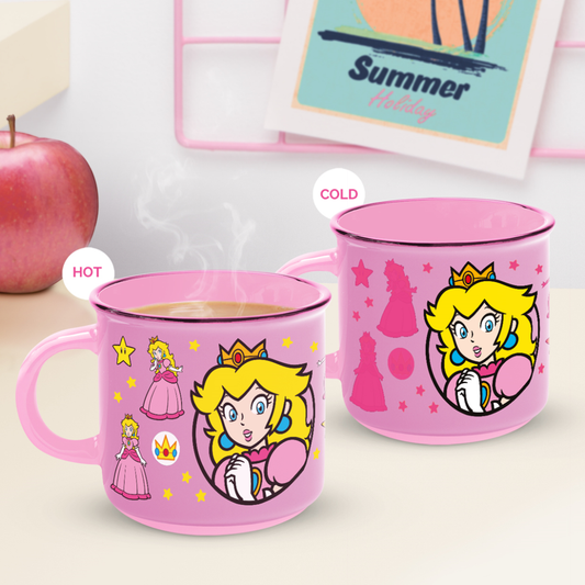 Précommande : NINTENDO - Princesse Peach - Mug Thermoréactif 350ml