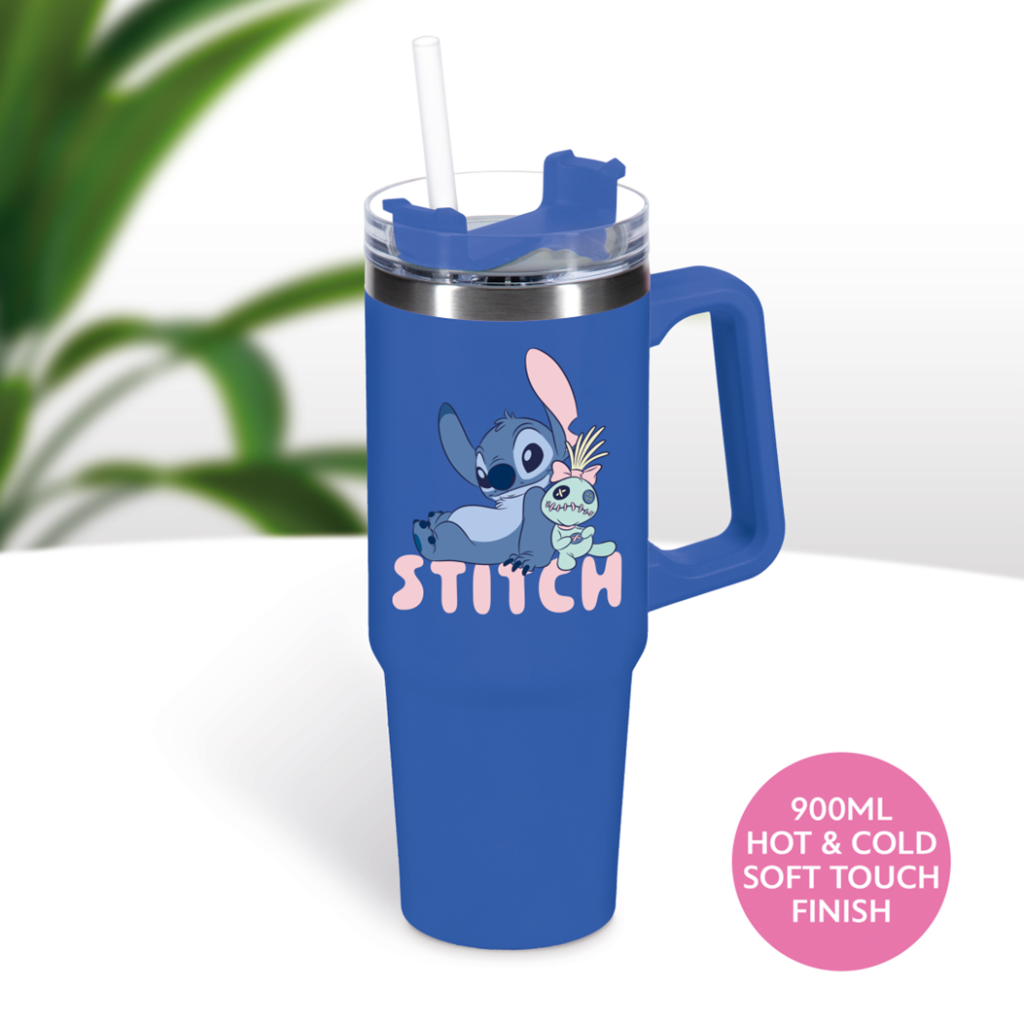 Précommande : STITCH - Mug de Voyage XL 900ml avec paille