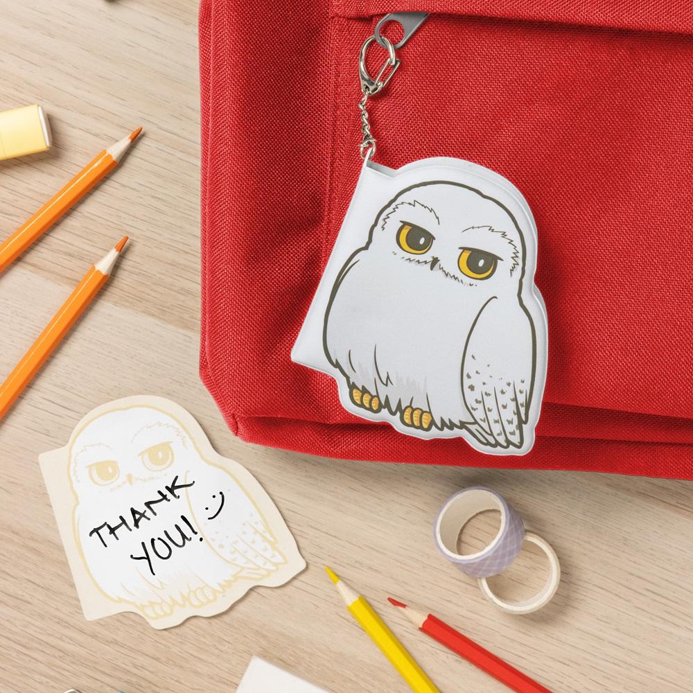 Précommande : HARRY POTTER - Hedwige - Mini Notebook Fluffy Porte-Clés