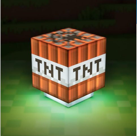 Précommande : MINECRAFT - TNT - Lampe avec Son 12cm