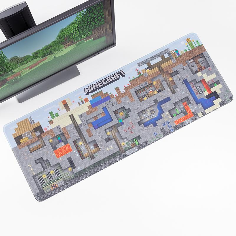 Précommande : MINECRAFT - Tapis de Bureau XL '30 x 80 cm'