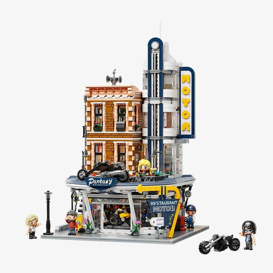Précommande : PANTASY - Motorcycle Restaurant - Bloc de Construction