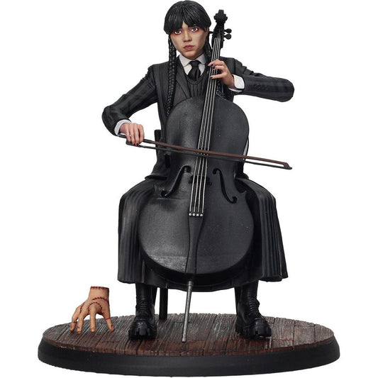 Précommande : MERCREDI avec son Violoncelle -  Figurine 15cm