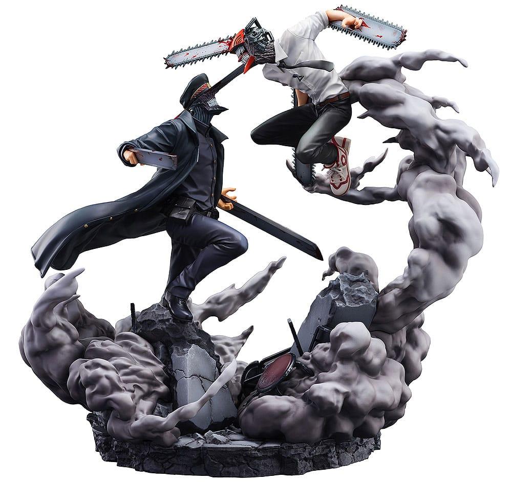 Précommande : CHAINSAW MAN - Chainsaw Man VS Samurai S. -Statue Super Situation 26cm