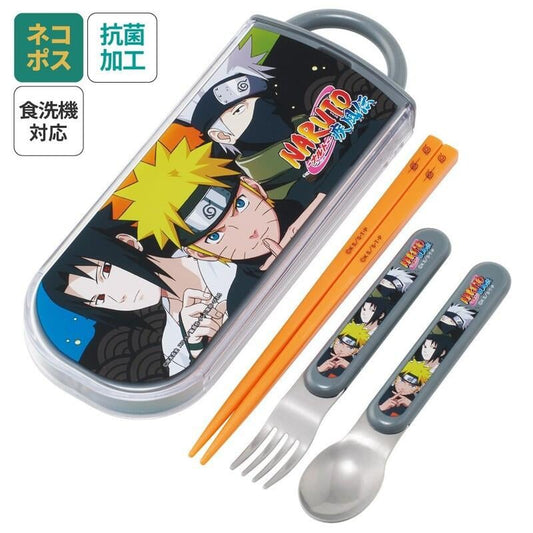 Précommande : NARUTO - Equipe 7 - Set baguettes cuillère et fourchette