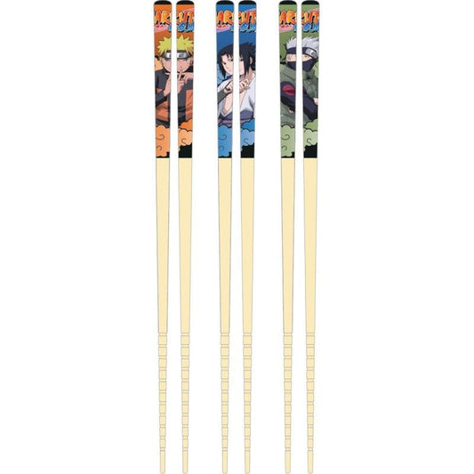 Précommande : NARUTO - Equipe 7 - Set 3 paires baguettes