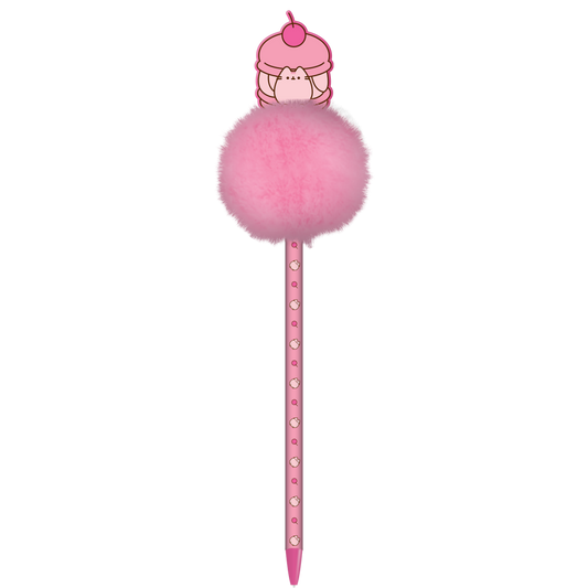 Précommande : PUSHEEN - Macaron - Stylo-bille Pom Pom