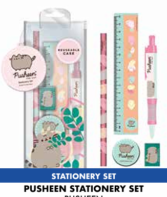 Précommande : PUSHEEN - Set papeterie