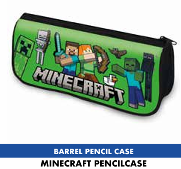 Précommande : MINECRAFT - Trousse à Crayons Barrel