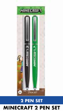Précommande : MINECRAFT - Set de 2 Bics