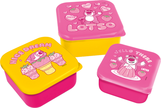 Précommande : TOY STORY - Lotso - Boîtes à Snack - 3 pcs