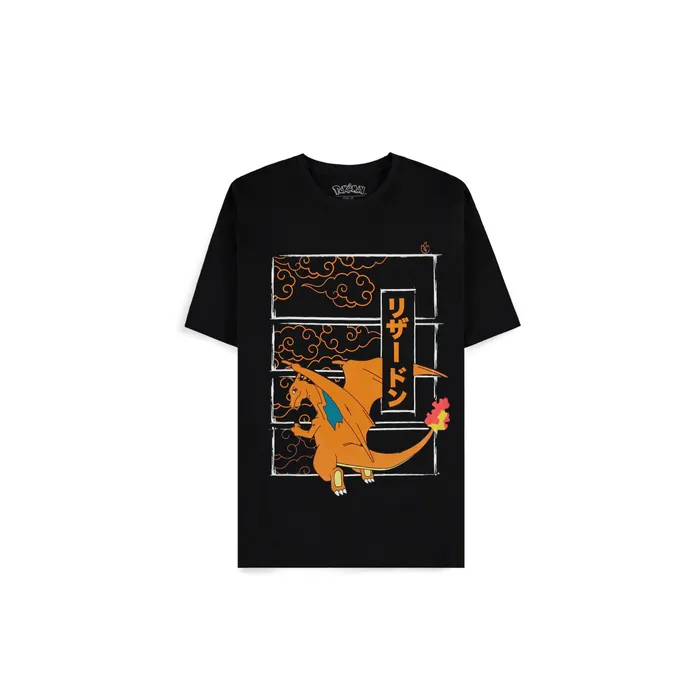 Précommande : POKEMON - Dracaufeu Japan - T-Shirt Homme (L)