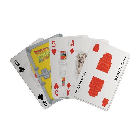 Précommande : RETOUR VERS LE FUTUR - Box de 12 Jeu de cartes à jouer