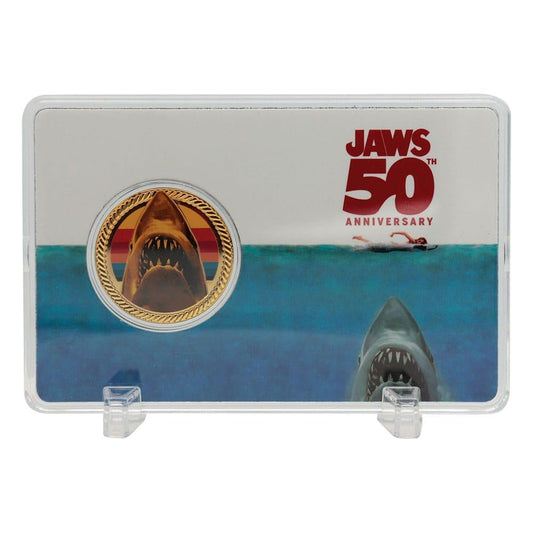 Précommande : LES DENTS DE LA MER - Gold Plated Presentation Coin Edition Limitée