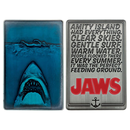 Précommande : LES DENTS DE LA MER 50EME ANNIV. - Poster - Lingot Edition Limitée