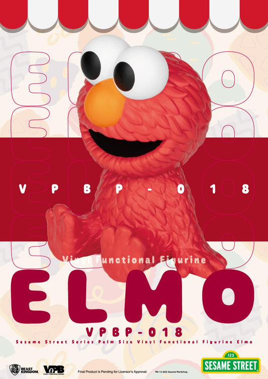 Précommande : SESAME STREET - Elmo - Tirelire Palm Size 11.5cm