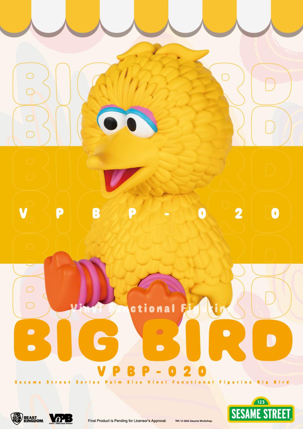 Précommande : SESAME STREET - Big Bird - Tirelire Palm Size 12.7cm