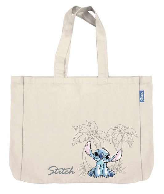 Précommande : STITCH - Ohana - Grand Sac en Toile - 46x40,5x10cm