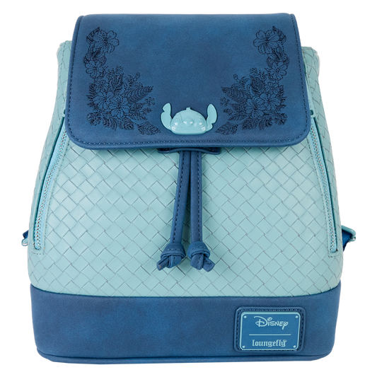 Précommande : DISNEY - Stitch "Embroidered" - Mini Sac à Dos LoungeFly