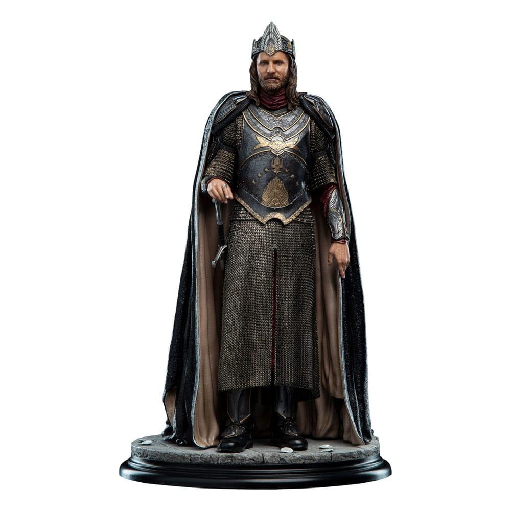 Précommande : LE SEIGNEUR DES ANNEAUX - Roi Aragorn - Statuette 34cm