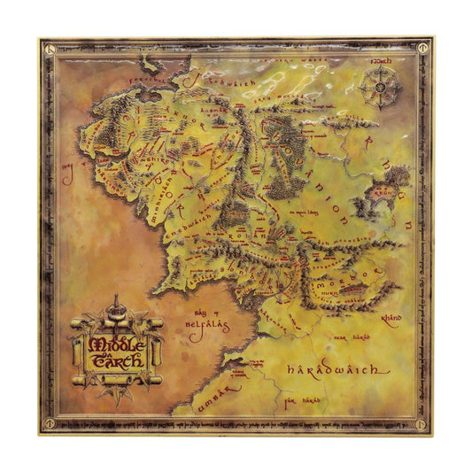 Précommande : LE SEIGNEUR DES ANNEAUX - Carte en métal Edition Limitée