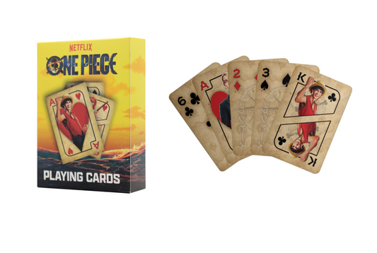 Précommande : ONE PIECE NETFLIX - Jeu de cartes à jouer (52 cartes + 2 jokers)