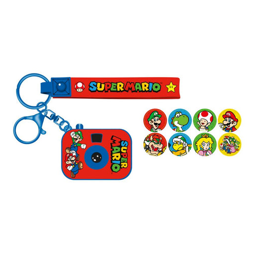 Précommande : SUPER MARIO & Friends - Porte-clés Projecteurs avec 8 images