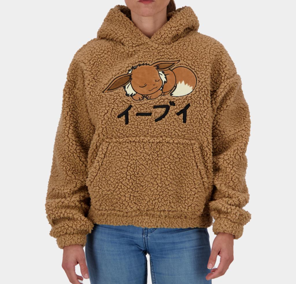Précommande : POKEMON - Evoli - Pull à Capuche Teddy pour Femme (XS)