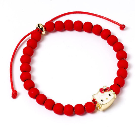 Précommande : HELLO KITTY - Red - Bracelet à Perles