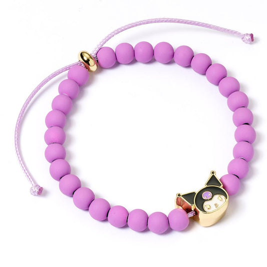 Précommande : KUROMI - Purple - Bracelet à Perles