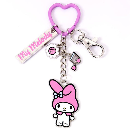 Précommande : MY MELODY - Pie - Porte-Clés avec Charmes
