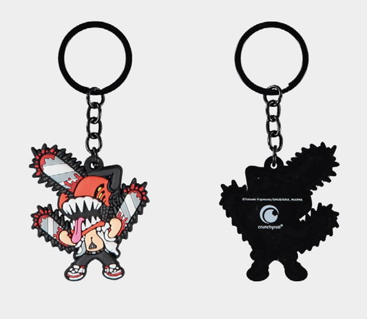 Précommande : CHAINSAW MAN - Porte-clés en Caoutchouc